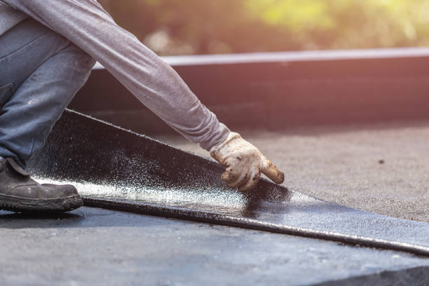 Professional Waterproofing technician working in Riegelsville, PA